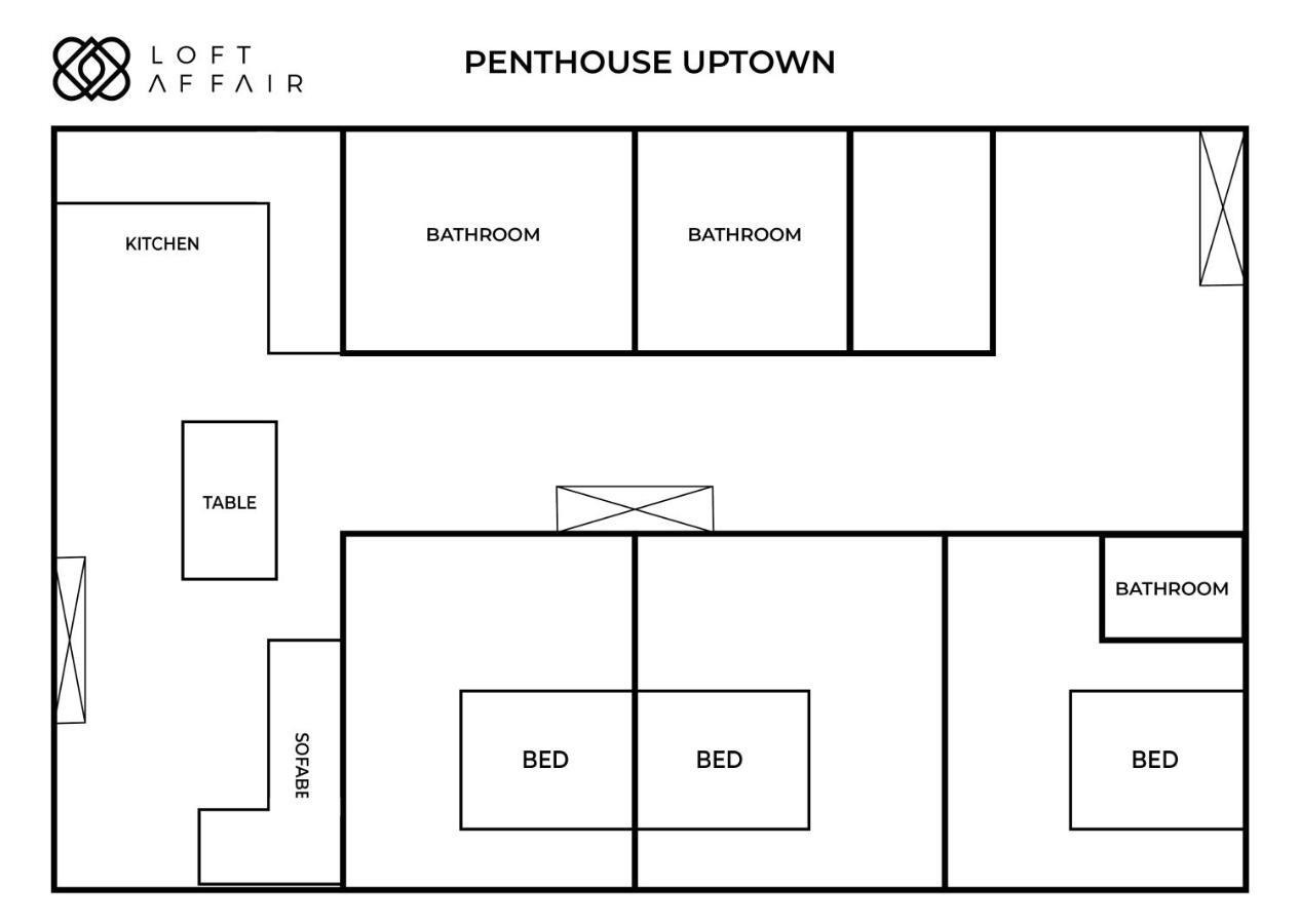 דירות קרקוב Penthouse Uptown - Loftaffair מראה חיצוני תמונה